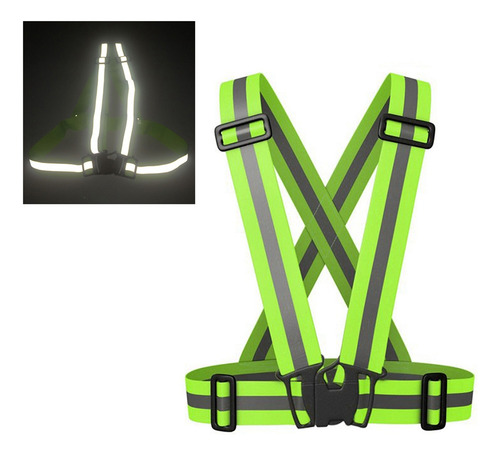 Cinturón De Chaleco Reflectante Elástico Para Ropa De Alta V