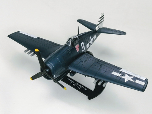 Miniatura Diecast En Escala 1/72, Grumman F6f Hellcat 1945