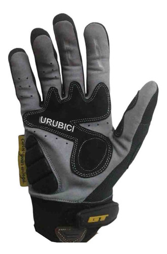 Guantes De Ciclismo Gt. Talle S, Neopreno Gel Y Cuero Gamuza