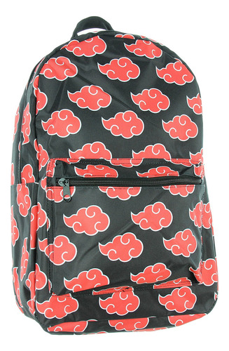 Bioworld Naruto Mochila Shippuden Akatsuki Nubes Rojas En To