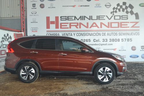 Imagen 5 de 13 de Honda Crv Exl Navi 2015 Cafe Cobrizo