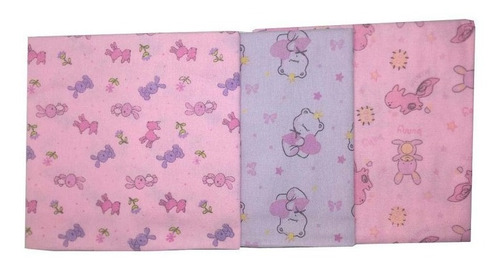 Kit 6 Cueros Estampado Para Bebês Meninas ....80 Cm X 50 Cm