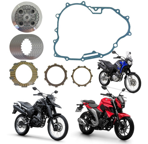 Kit Embreagem Original Bc5we631 Fazer250 Fz25 2007 2021