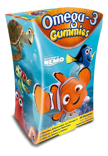Nemo Omega-3 Dha 30 Gomitas | 100% Naturales