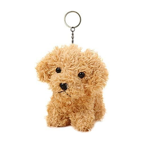 Llavero De Perro De Peluche Lindo, Accesorio De Moda, C...