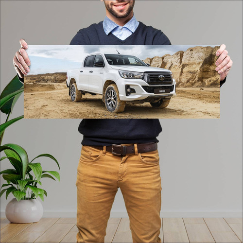 Cuadro 30x80cm Auto 2019 Toyota Hilux Special Ed 236