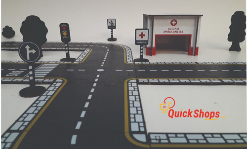 Imagen 4 de 10 de Edificio Hospital Mis Calles Juego Didactico Rompecabezas
