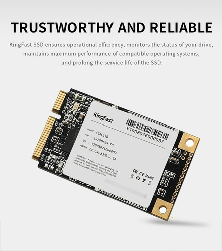 Imagem 5 de 7 de Disco Sólido Ssd/hd/msata Kingfast - 128gb - Frete Grátis