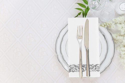 Party Bargains Papel Desechable Con Tacto De Lino 200 Piezas