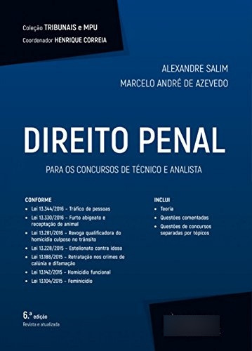 Libro Colecao Tribunais E Mpu Direito Penal P Tec Analista D