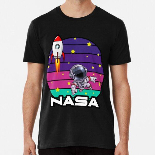 Remera Nasa Vintage Colors V01 Algodon Premium