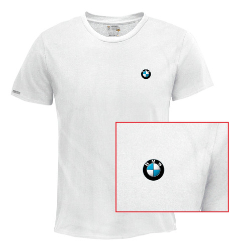 Camiseta Hombre Estampado Pequeño Marcas De Autos Motos Amp2