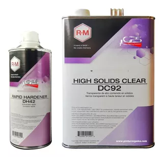 Kit Dc92 Rm Basf Transparente Altos Solidos