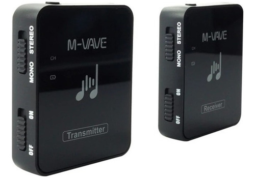 M-vave Wp-10 Monitor De Palco Sem Fio 1 Transmissor + 1 Receptor
