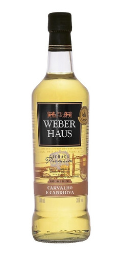 Cachaça Weber Haus Premium Carvalho E Cabriúva 700ml