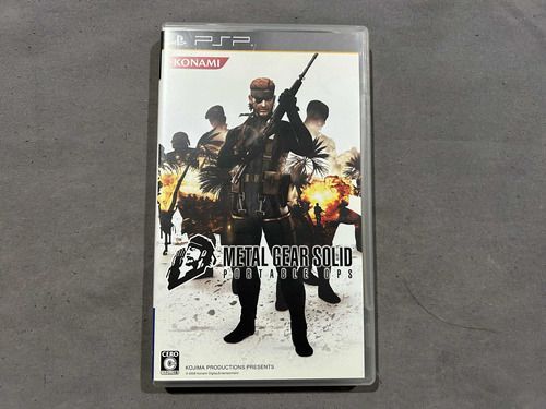 Metal Gear Solid Portable Ops Para Psp Japones