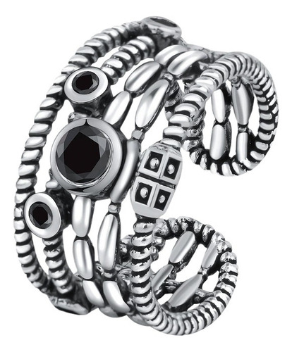 Anillo Giratorio De Cuerda De Cáñamo Multicapa Con