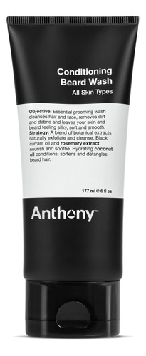 Anthony Jabon Acondicionador Para Barba, 6 Onzas Liquidas, C