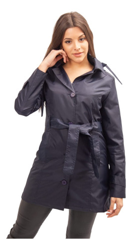 Piloto Trench Dama Impermeable