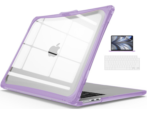 Funda Para Laptop Resistente Para Macbook Air M2 Lila