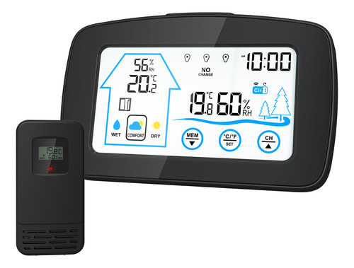 Reloj De Estación Meteorológica Y Pantalla Weather Smart Tou