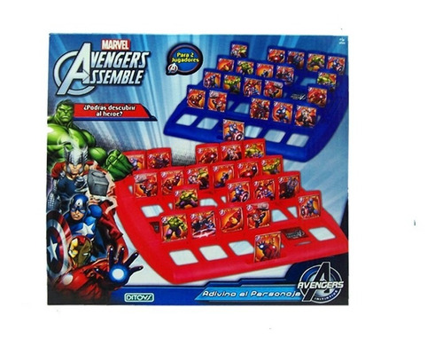 Juego Adivina El Personaje Avengers Ditoys Jugueteria Bloque