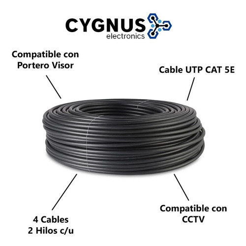 Imagen 3 de 6 de Bobina Cable Red Utp Cat5e Exterior Rollo Caja 305mts Cobre
