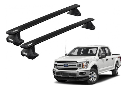 Barras Thule Ford F-150 15- Tn / Wingbar Evo Black