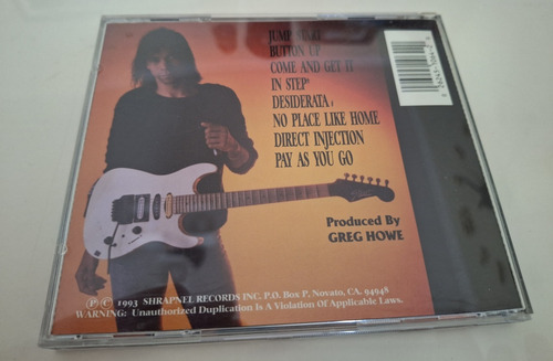 Greg Howe - Introspection Cd Usado Version Usa (Usado)