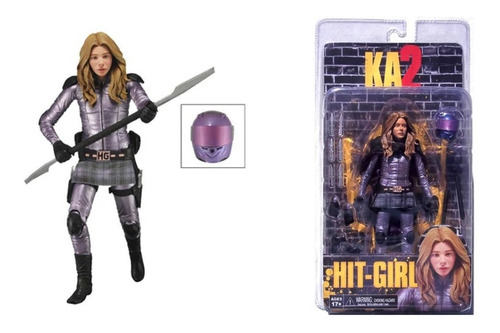 Kick Ass Figura Muñeco Hit Girl Juguete Coleccion Neca