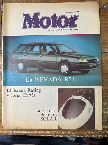 Revista Motor No. 68 - Diciembre 19 De 1987