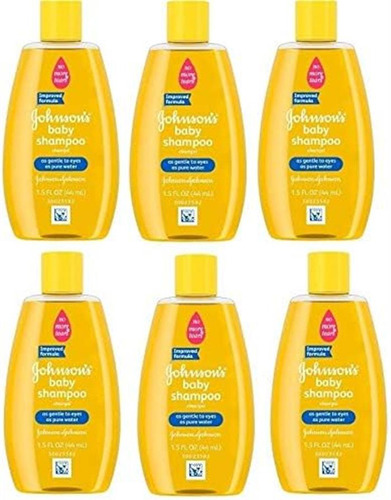 Johnson's Baby Champú, 1.5 Onzas (paquete De 6)