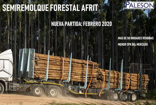 Remolque Forestal Afrit 48 Toneladas
