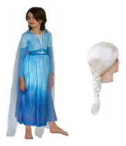 Comprar Disfraz Princesa Elsa Vestido + Peluca Frozen 2 Original