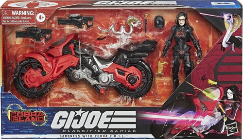 Hasbro Gi-joe Classified Series Baronesa Con Motocicleta