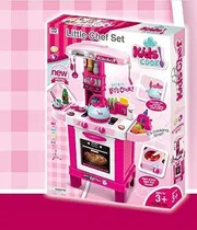 Comprar Cocina Infantl Luz  Sonido Horno Vajilla Vapor Mas Obsequio 