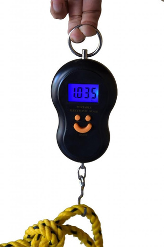 Imagen 5 de 6 de Balanza De Viaje Portable De Colgar Hasta 40kg - Polotecno