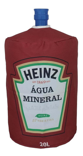 Capa Galão De Água 20 Litros Invertido Heinz Água Mineral