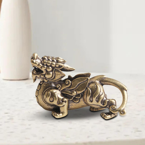 Figuritas De Estatua De De Latón Feng Shui, Adorno De Cobre