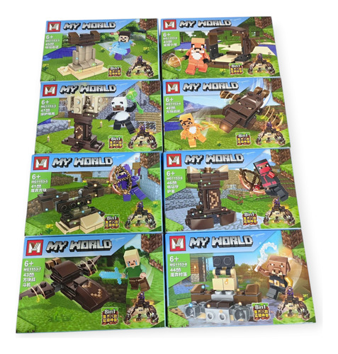 Bloques Para Armar Minecraf My World Setx8 351 Minecraft