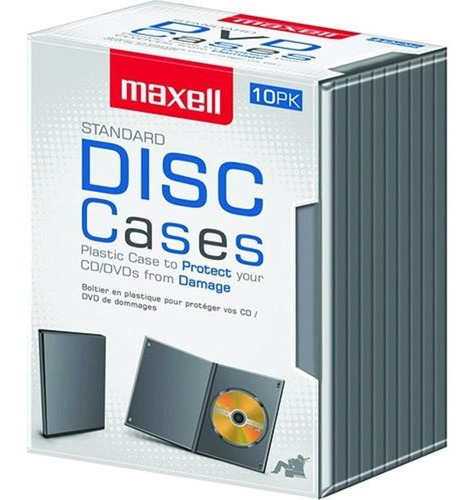 Maxell Dvdjc10 Dvd Storage Case 10 Pack