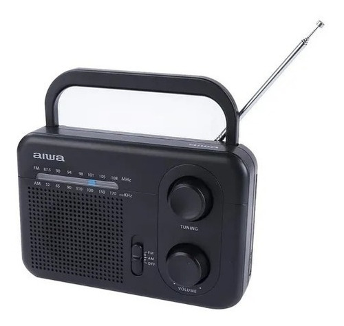 Radio Am Fm Parlante Analogico Antena Portatil Recargable