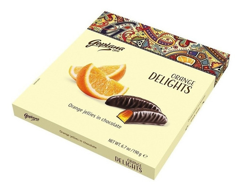 Jaleas Goplana Jelly Delights Orange Chocolate 190 Gr