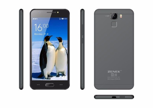 Zenek Pinguino Z5519 Detector Huella Android 6 Mem 16g Cam 8