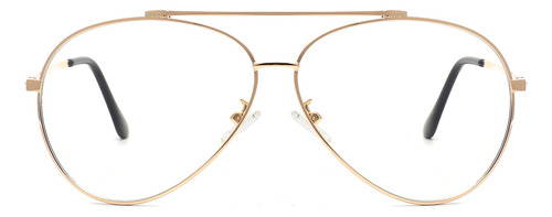 Cyxus Gafas De Filtro De Luz Azul De Computadora Armazon Color Dorado,Protege Ojos de Rayos Azules, Para Trabajo, Gaming, Estudio, Anti - Reflejo, Anti - Cansancio, Moda y Funcional