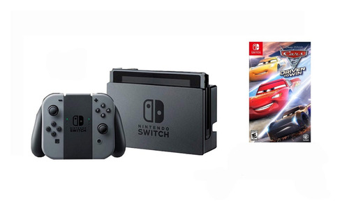 Nintendo Switch + Joy-con Gray + Cars 3 - Phone Store
