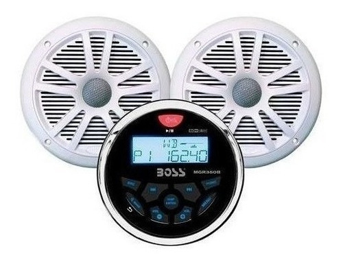 Receptor Digit Am/fm Par Bocina 6.5 Boss Marine Mckgb350w.6