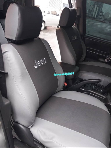 Forros De Asiento Semicuero Bipiel Jeep Grand Cherokee 99 05