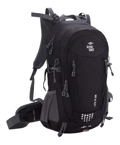 Mochila Camping Alpine Skate 40lts Mochilero Funda Anatómica