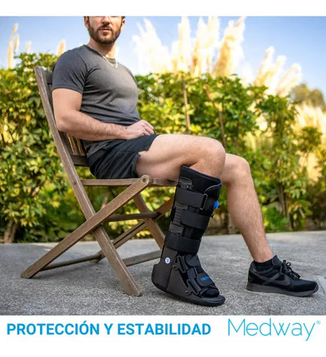 Medway | Bota Neumática Con Aire Walker Alta / Larga Negro | Meses sin ...